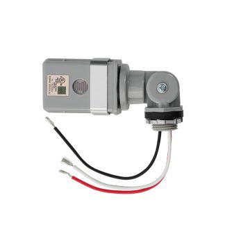 1 Pack Photocell Sensor for Outdoor Lights, 120VAC Dusk to Dawn Photocell Switch, IP54 Waterproof for Yard, Parking Lot, Street