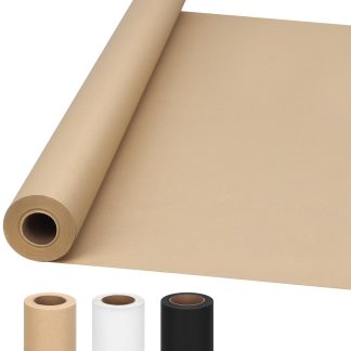 Moretoes 36" x 1,200"(100') Brown Kraft Paper Roll Banner Paper Craft Paper