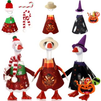 7 Inch Desk Goose Outfits, Fall and Winter Desk Goose Costumes Accessories