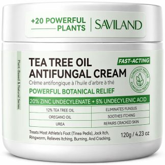 SAVILAND Antifungal Cream Athlete's Foot Jock Itch Ringworm Treatment 4.2oz