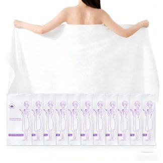 12 Pack Disposable Bath Towels, 55x27.5 Inches Portable Camping Towels