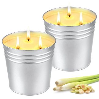 Citronella Candles Outdoor, 34OZ Large Citronella Candle for Patio Garden